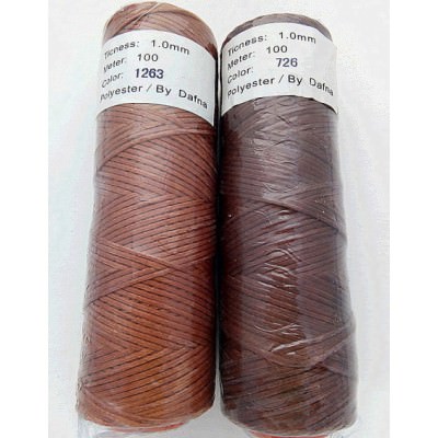 Нитки вощеные цвета "№1263 и №726"