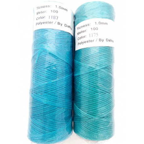 Нитки вощеные цвета "№1187 и №1175"